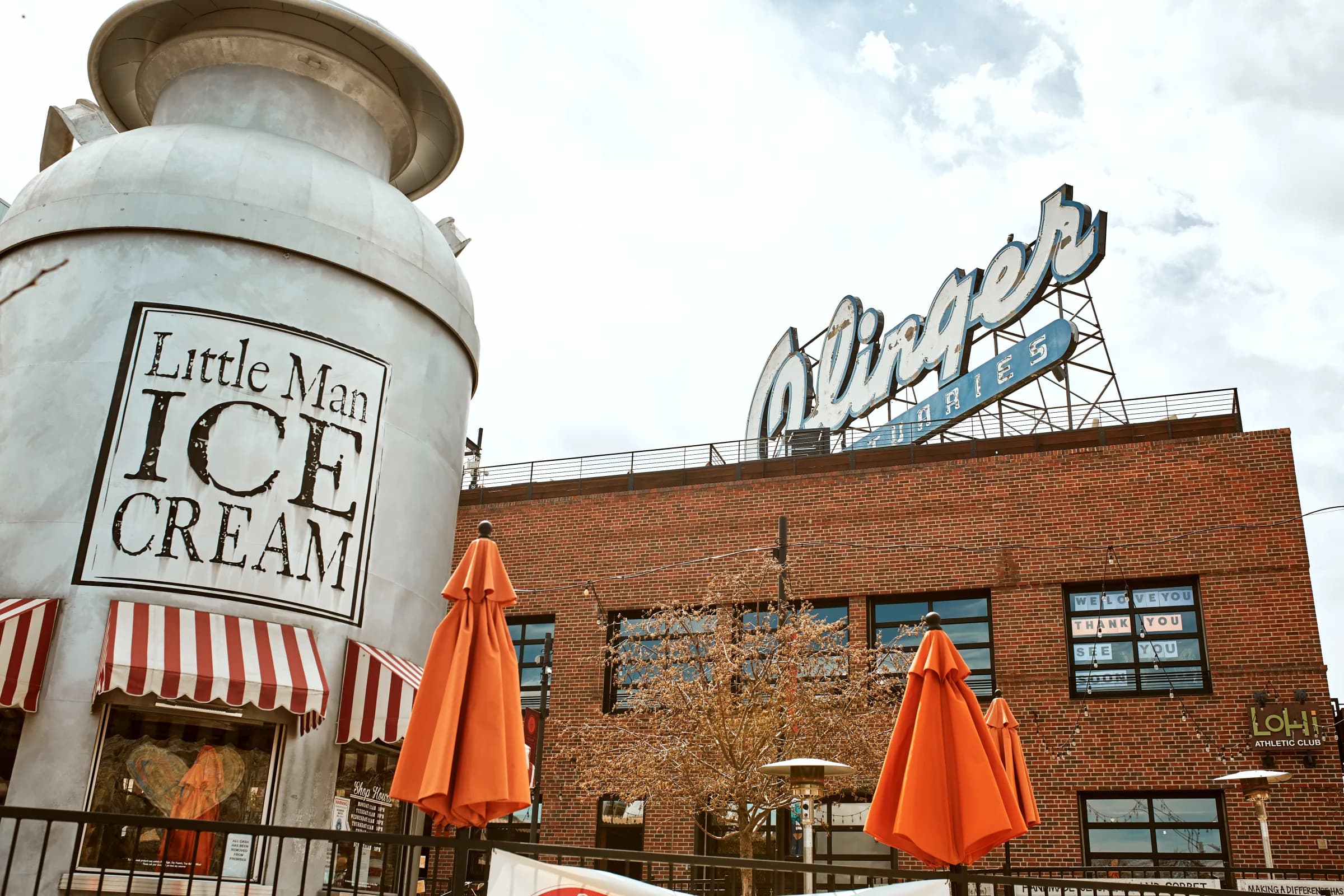 Little Man Ice Cream storefront in Denver